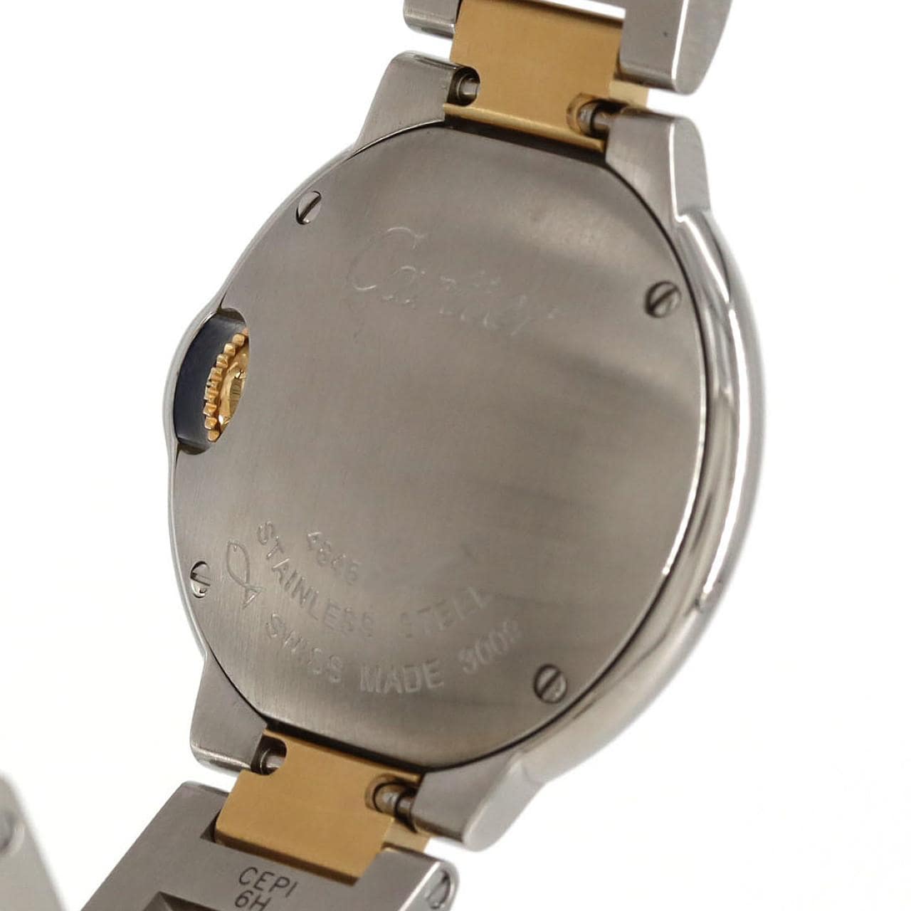 カルティエ バロンブルーSM コンビ W69007Z3/W2BB0010 SSxYG クォーツ