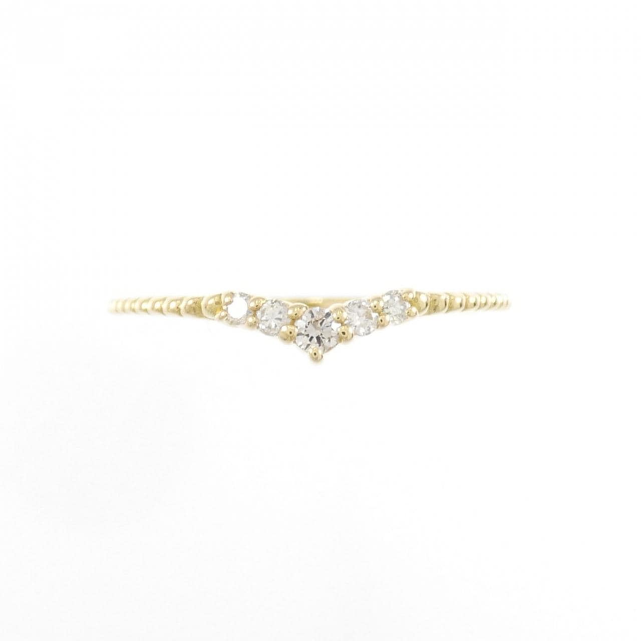 K18YG ダイヤモンド リング 0.10CT