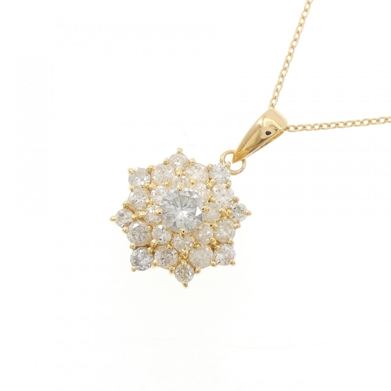K18YG ダイヤモンド ネックレス 1.00CT
