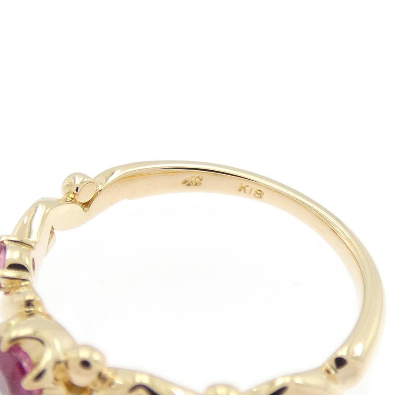 4゜C ルビー リング