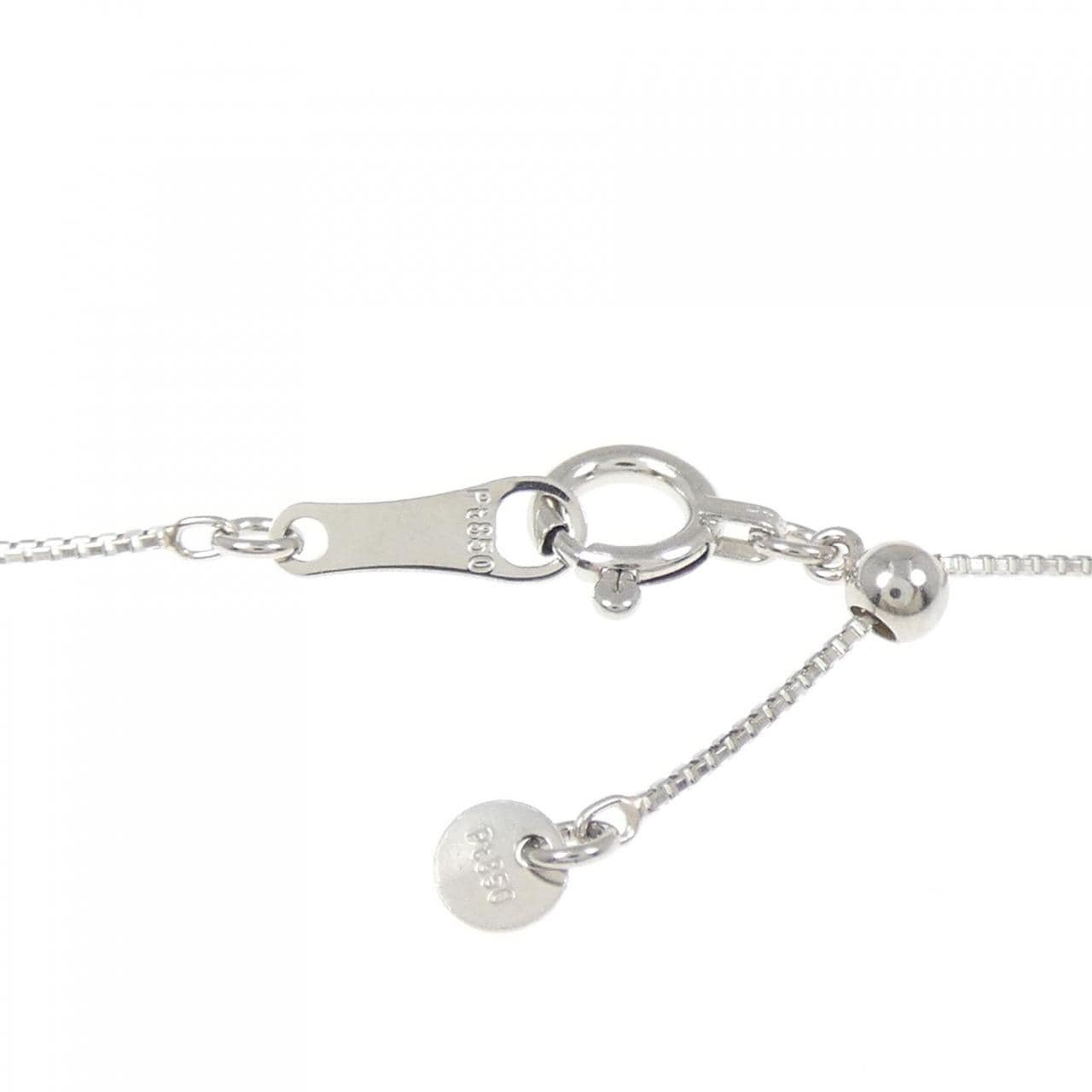 PT900/PT850 ダイヤモンド ネックレス 0.06CT