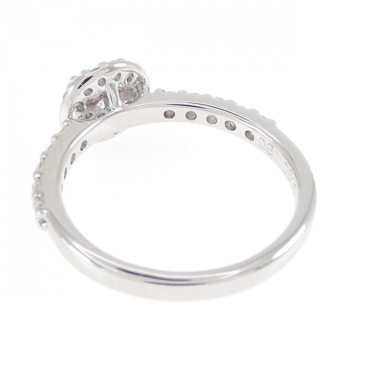 PT950 ダイヤモンド リング 0.31CT D VVS2 3EXT