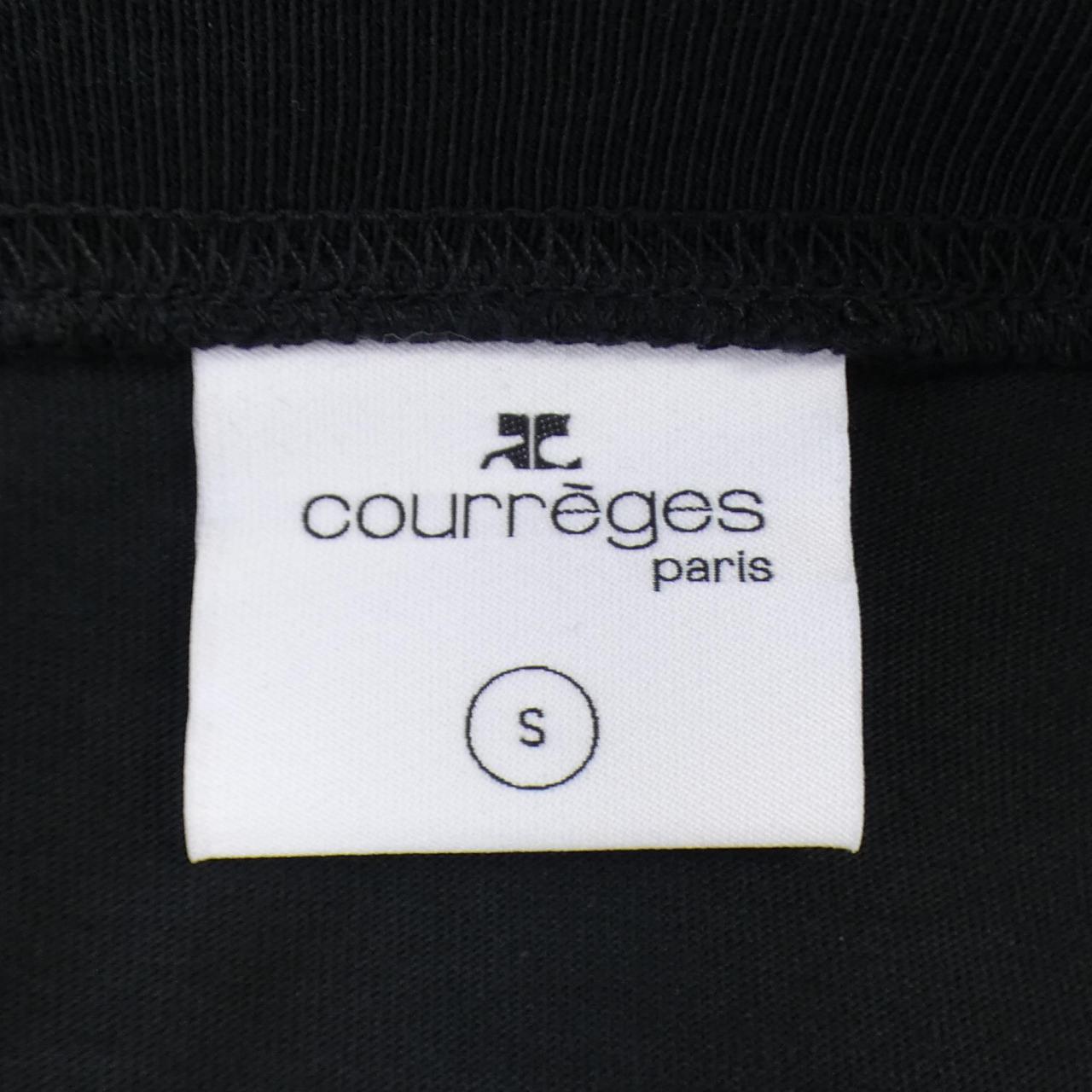 皱褶Courreges束腰衫