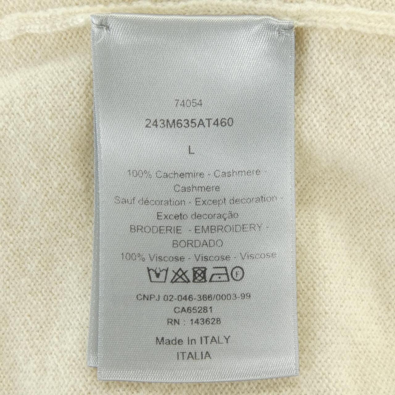 クリスチャンディオール CHRISTIAN DIOR 243M635AT460 ニット