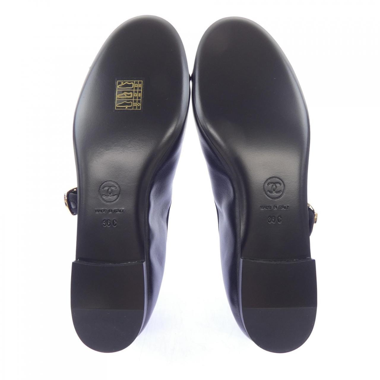 シャネル CHANEL メリージェーン MARY JANES G45503X01000 フラットシューズ