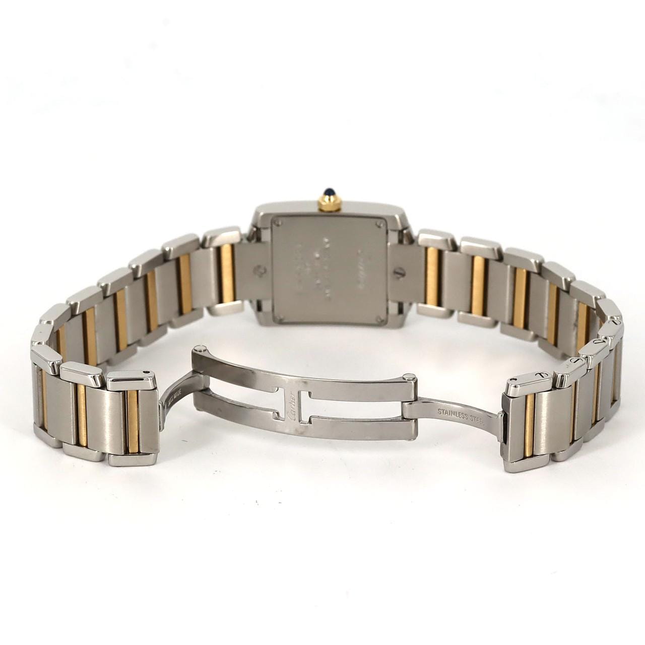 カルティエ タンクフランセーズSM コンビ W51007Q4 SSxYG クォーツ