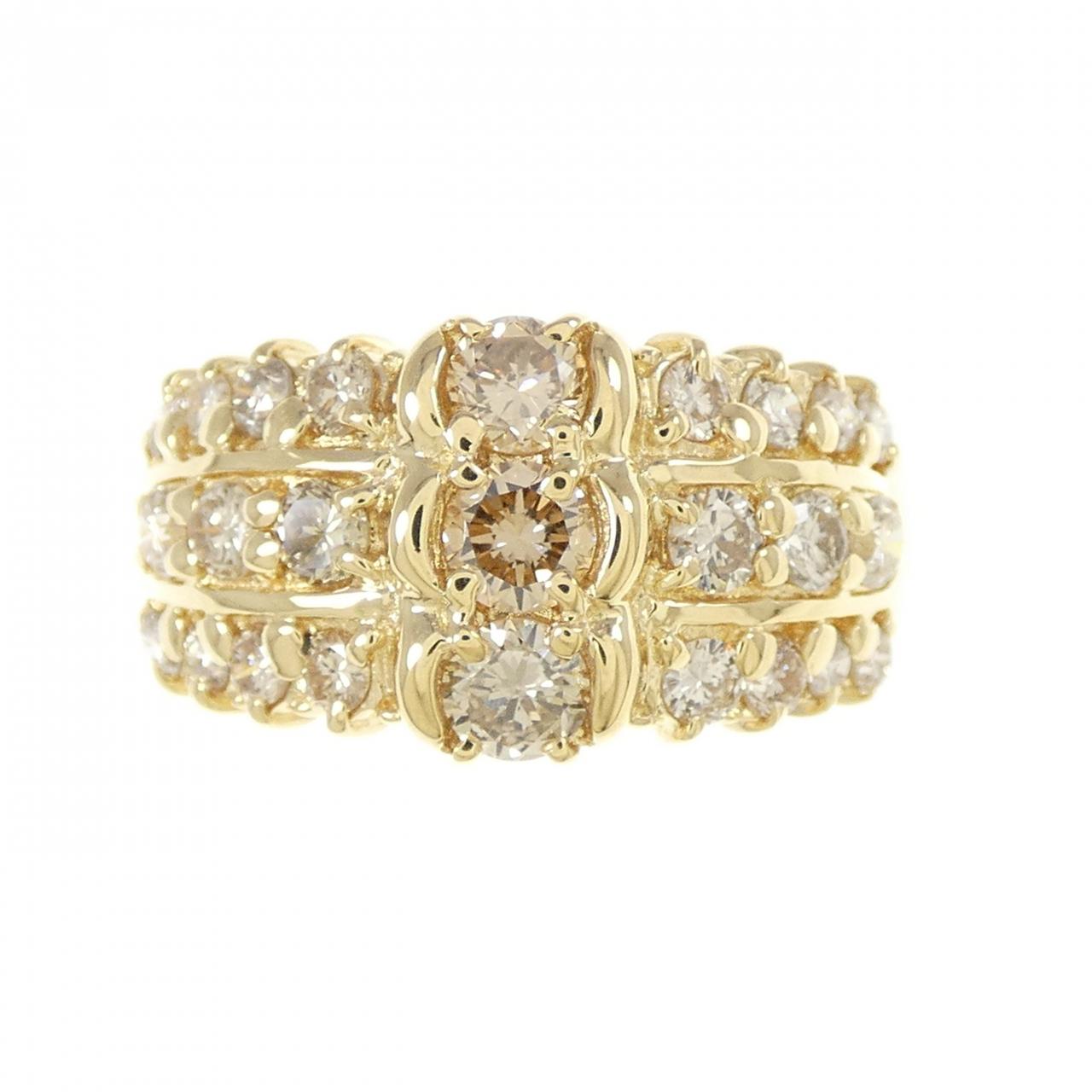 K18YG ダイヤモンド リング 1.00CT