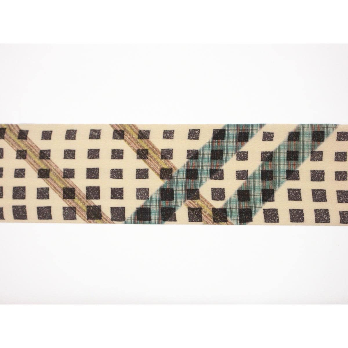 名古屋帯　ちりめん染帯　友禅加工