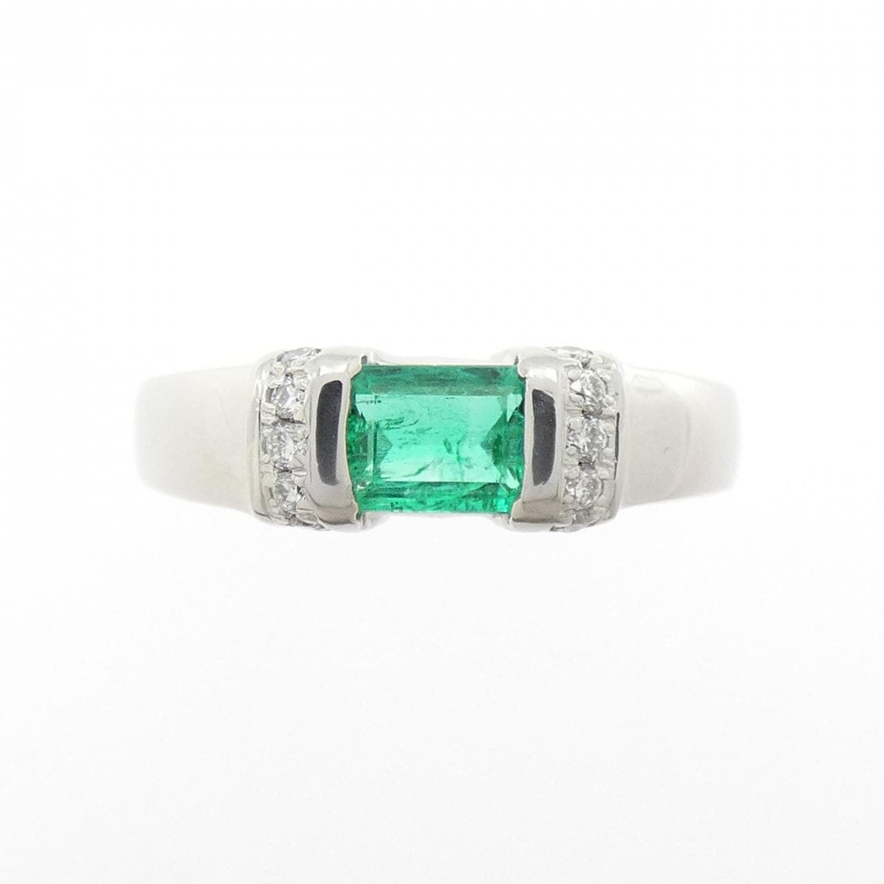PT900 エメラルド リング 0.44CT