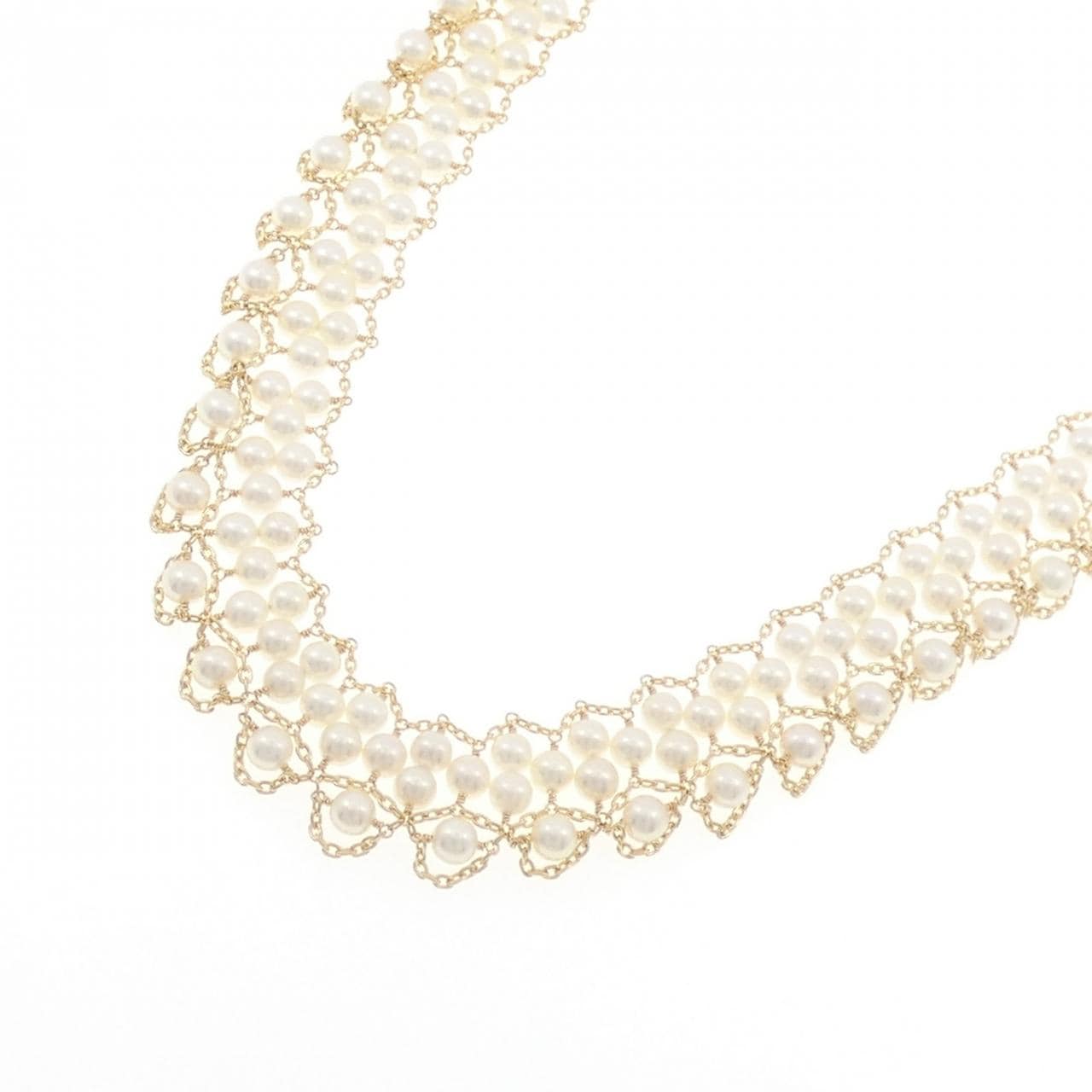 K18YG アコヤパール ネックレス