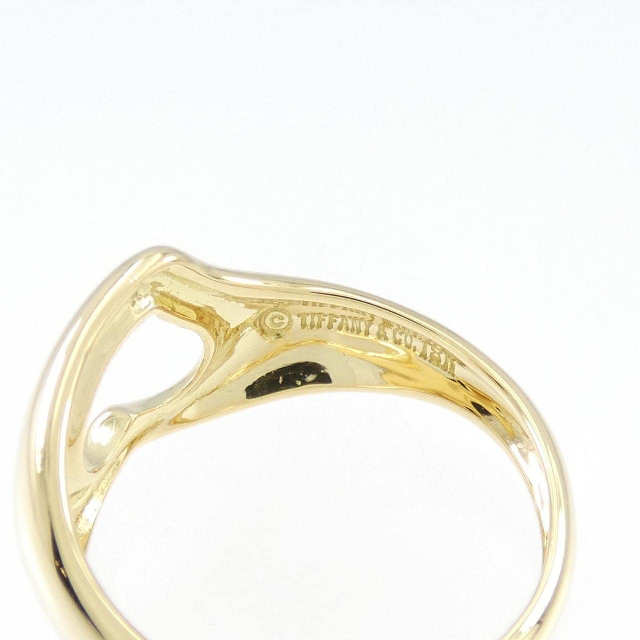 [vintage] TIFFANY 18KYG Heart Ring