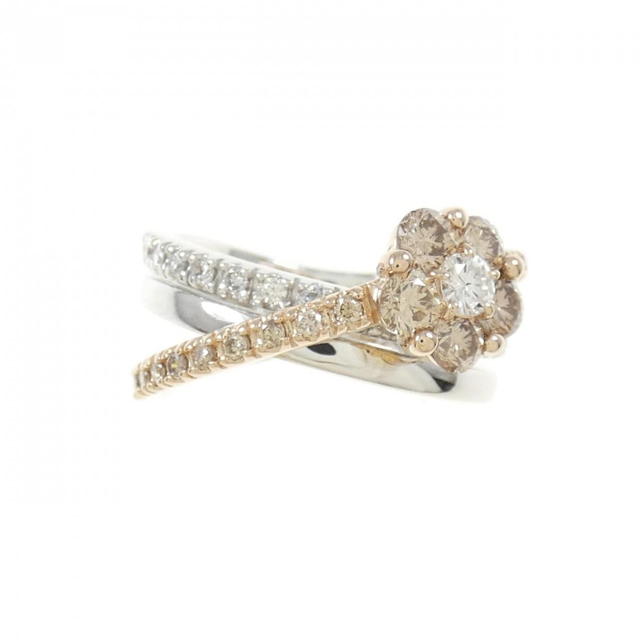 PONTE VECCHIO Flower Diamond Ring 0.65CT