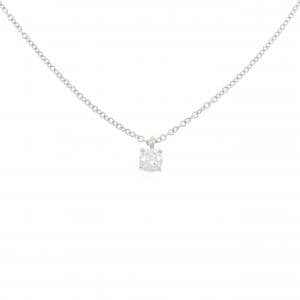 ティファニー ソリティア ネックレス 0.21CT F VVS2 3EXT