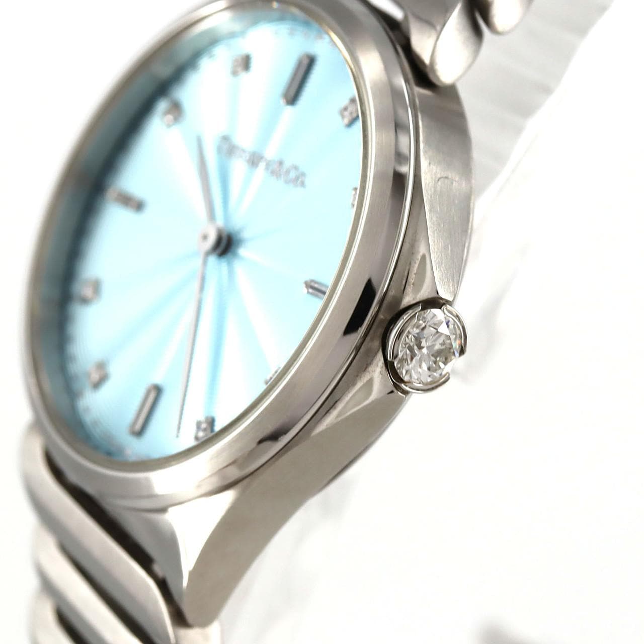 ティファニー メトロ ･8P･4バゲットD 60874516 SS クォーツ