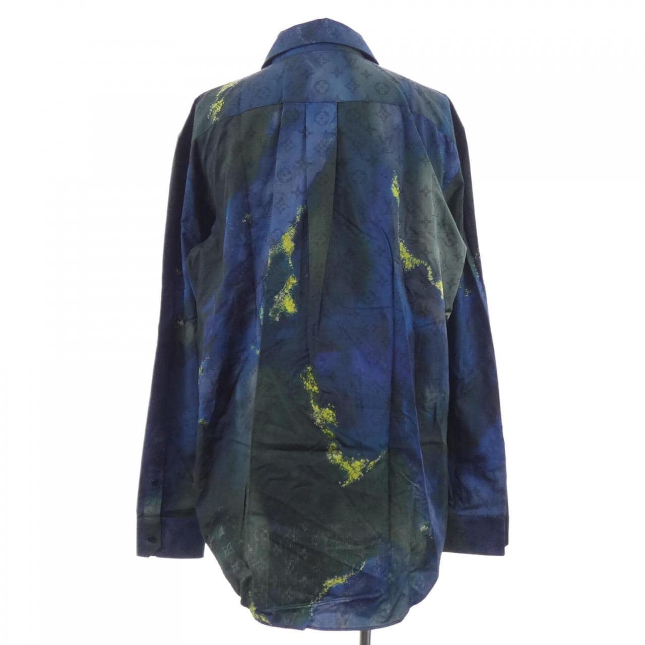 ルイヴィトン LOUIS VUITTON モノグラムタイアンドダイブルゾンシャツ HLS07WD15 シャツ
