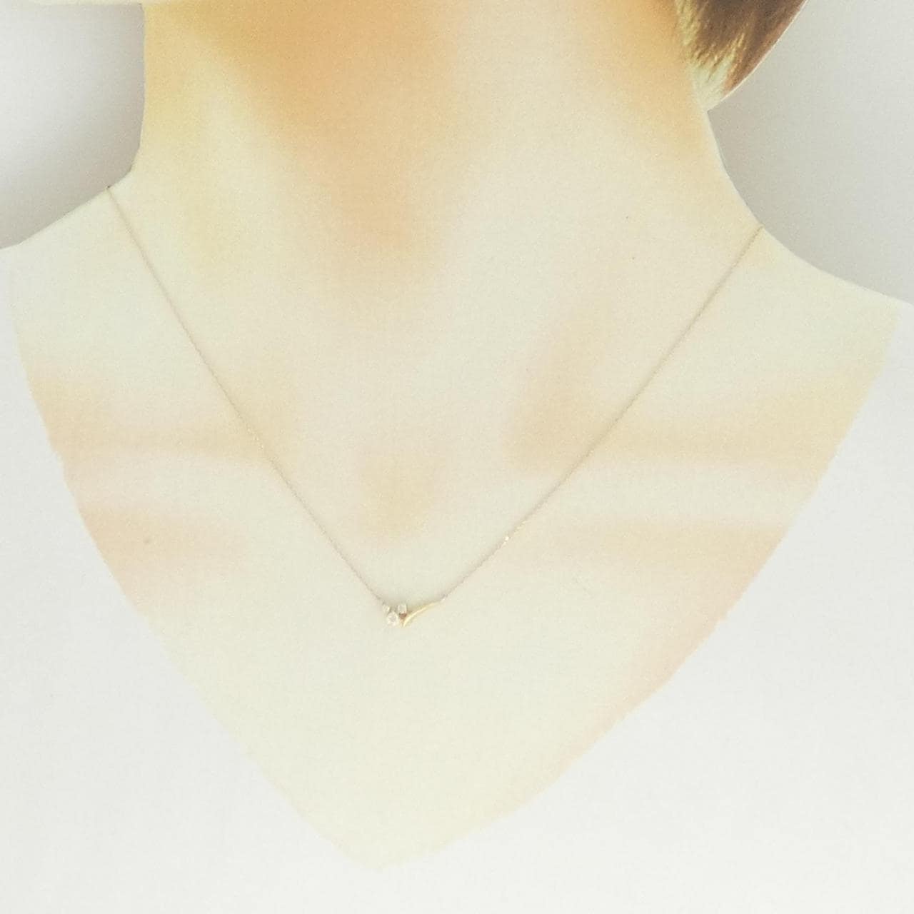K10YG ダイヤモンド ネックレス 0.05CT