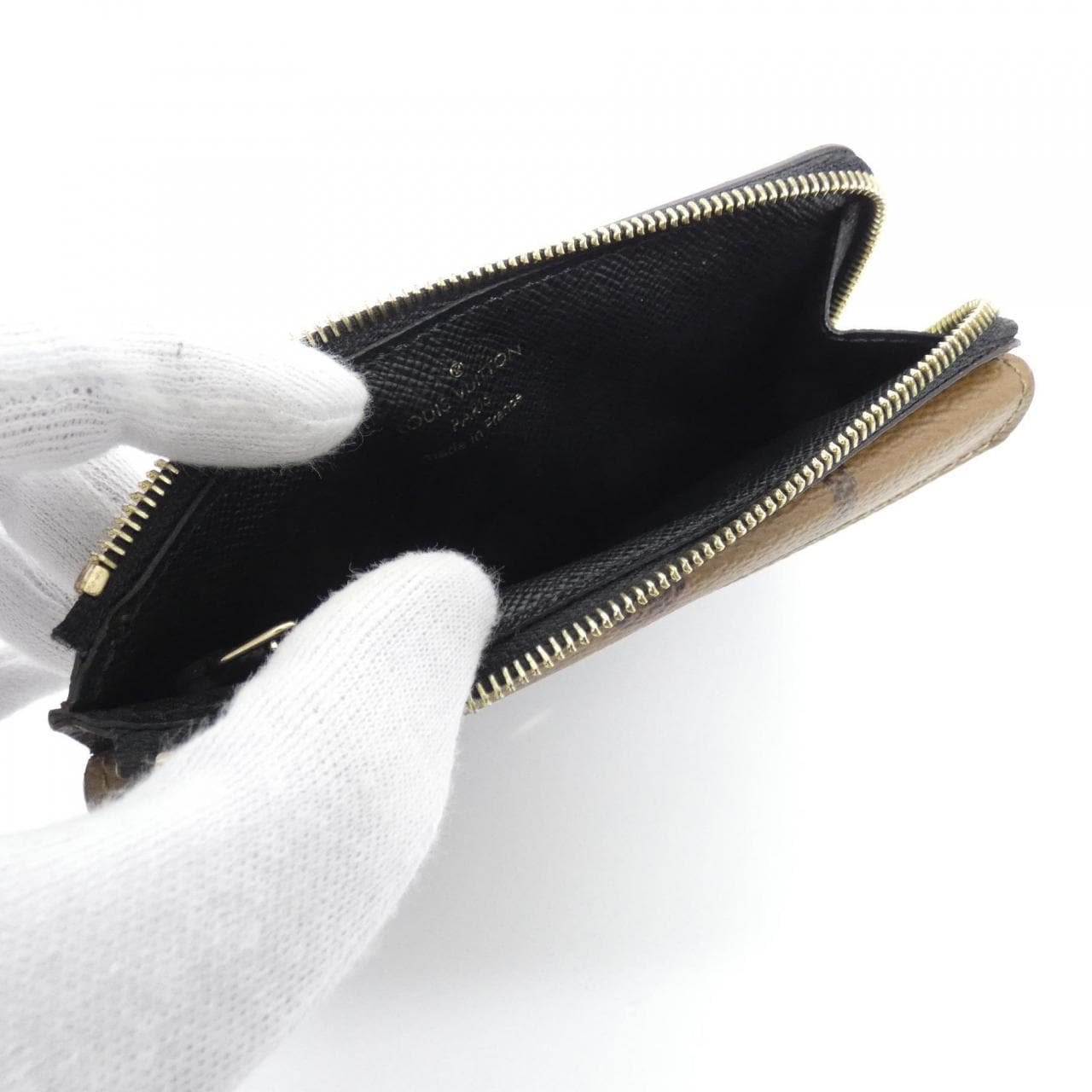 ルイヴィトン モノグラム リバース ポルト カルト レクト ヴェルソ M81303 コイン＆カードケース