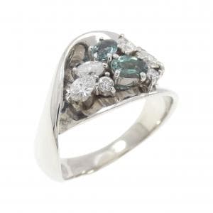 PT900 アレキサンドライト リング 0.34CT