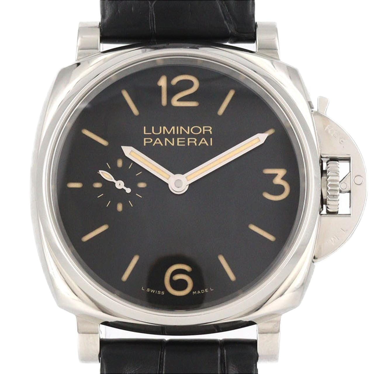 パネライ ルミノールドゥエ3DAYSアッチャイオ PAM00676 SS 手巻