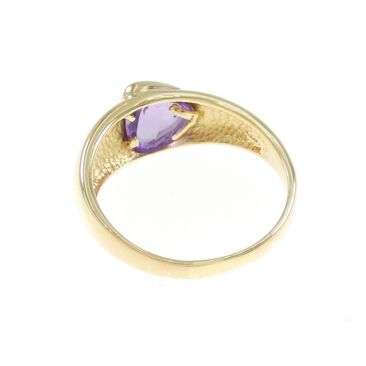K18YG紫水晶戒指