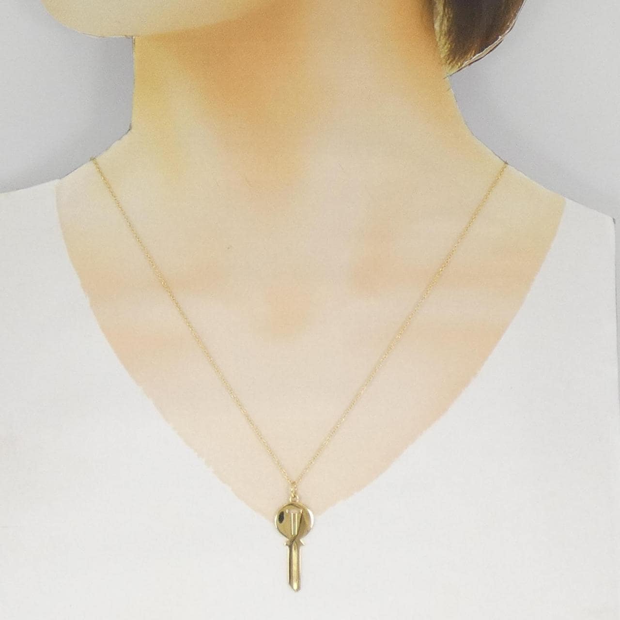 ティファニー モダン キー ラウンド キー ネックレス