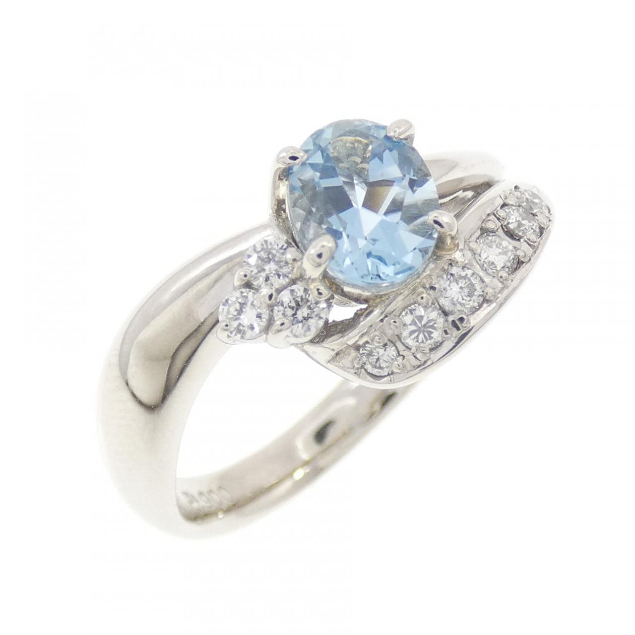 PT900 アクアマリン リング 0.70CT