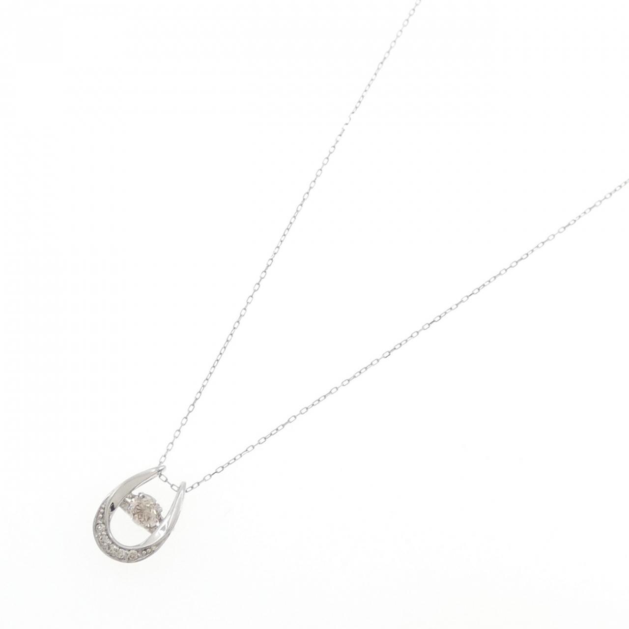 【新品】PT900 ダイヤモンド ネックレス 0.181CT