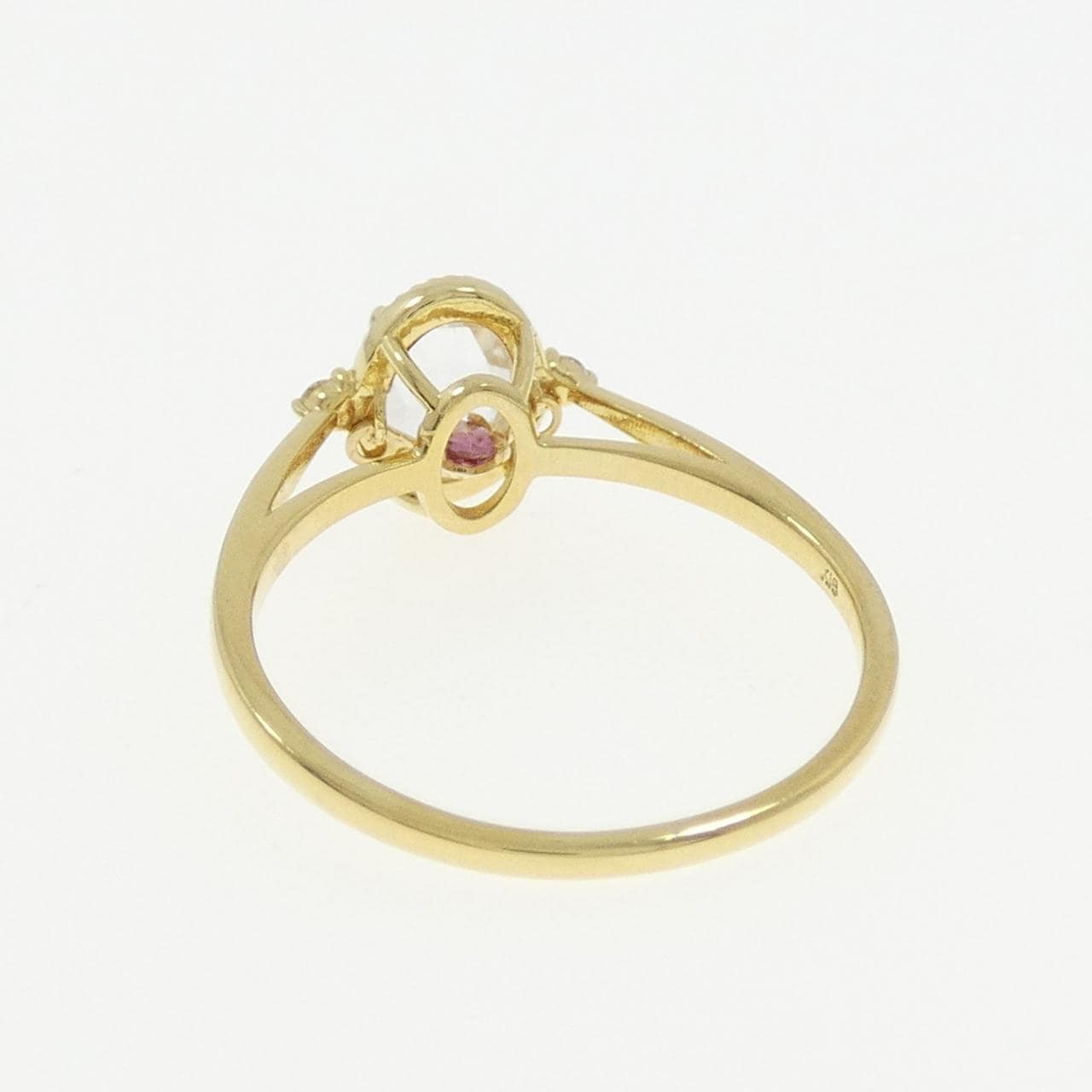 【新品】K18YG カラーストーン リング