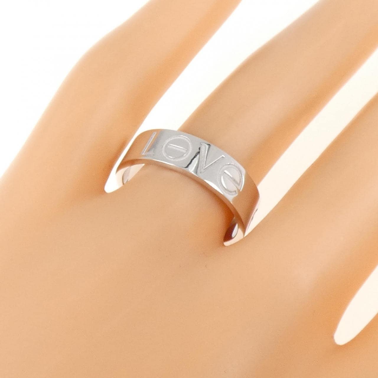 カルティエ 750WG リング