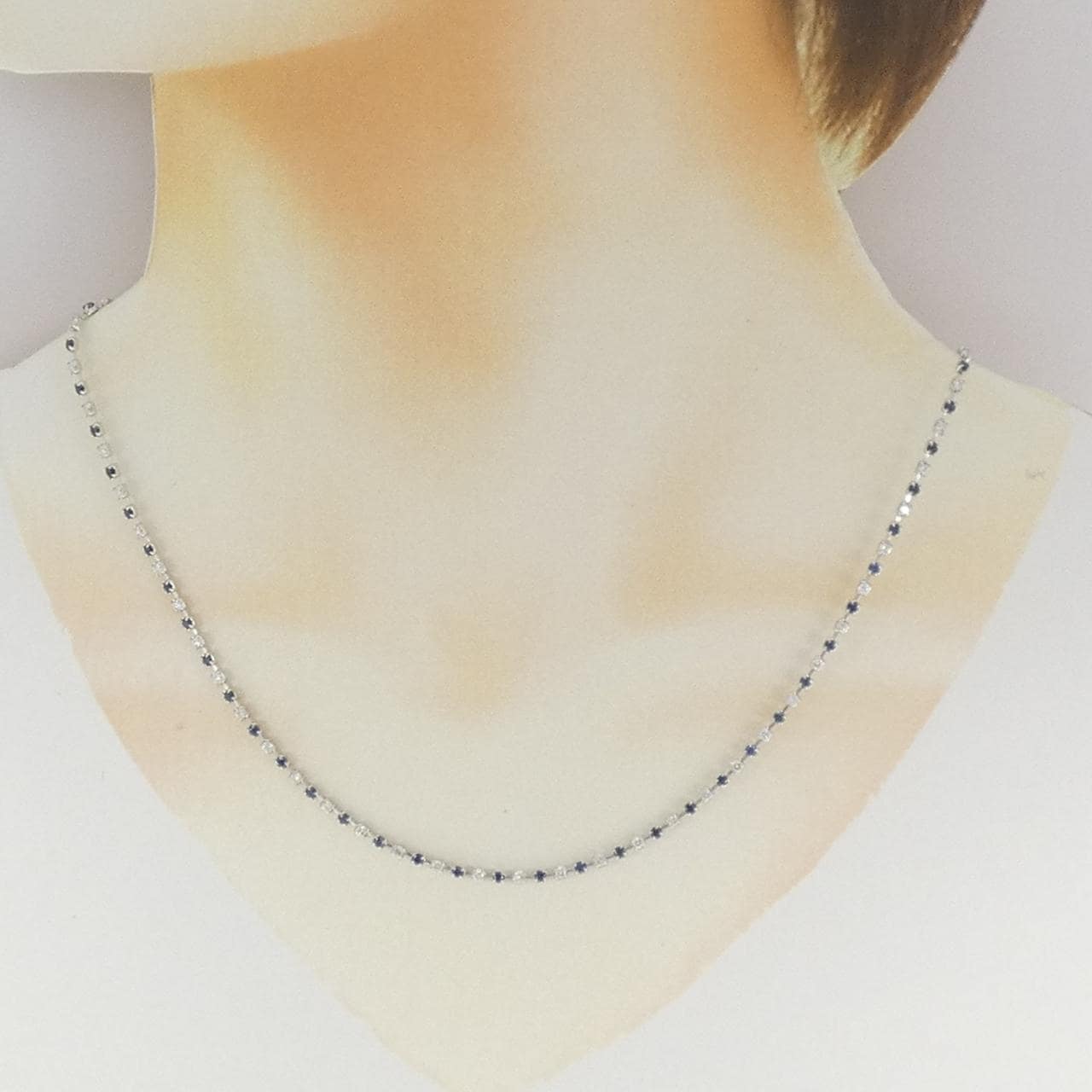 PT850 サファイヤ ネックレス 1.89CT