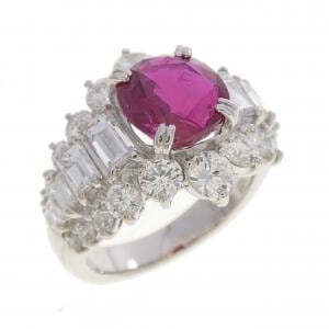 PT900 ルビー リング 2.46CT タイ産