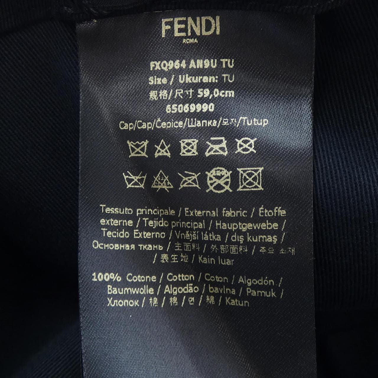 フェンディ FENDI FXQ964 キャップ