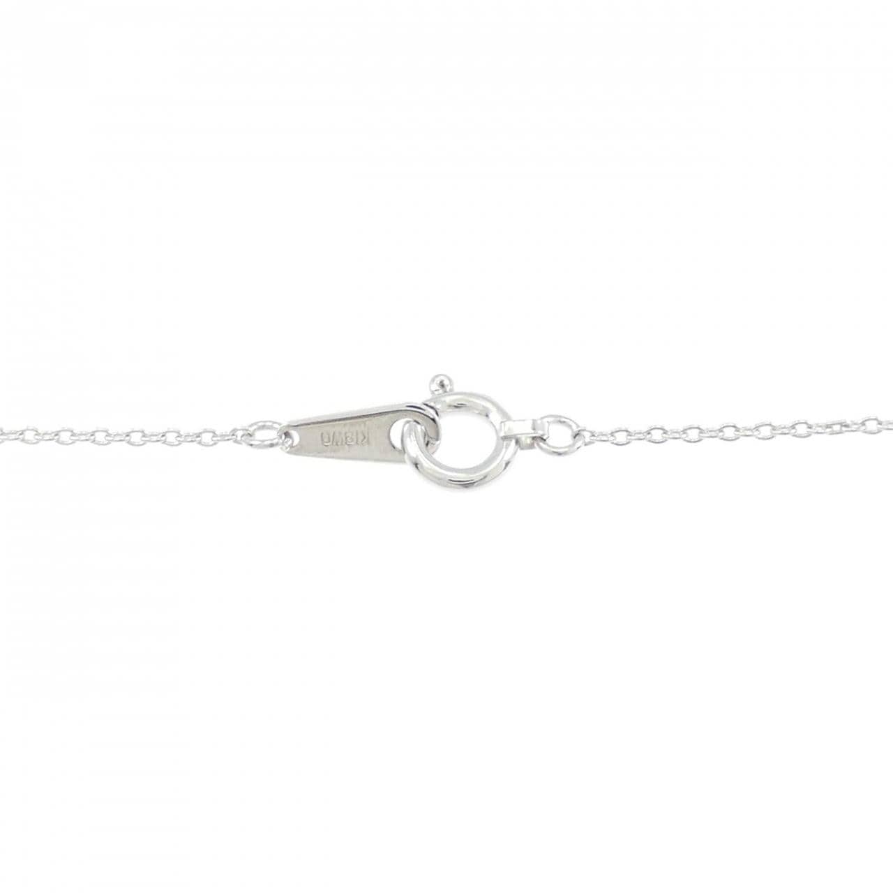 K18WG ダイヤモンド ネックレス 0.04CT