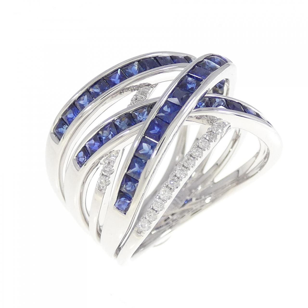 750WG Sapphire Ring 1.89CT