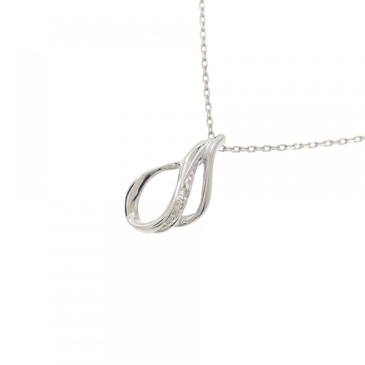 PT900/PT850 ダイヤモンド ネックレス 0.01CT
