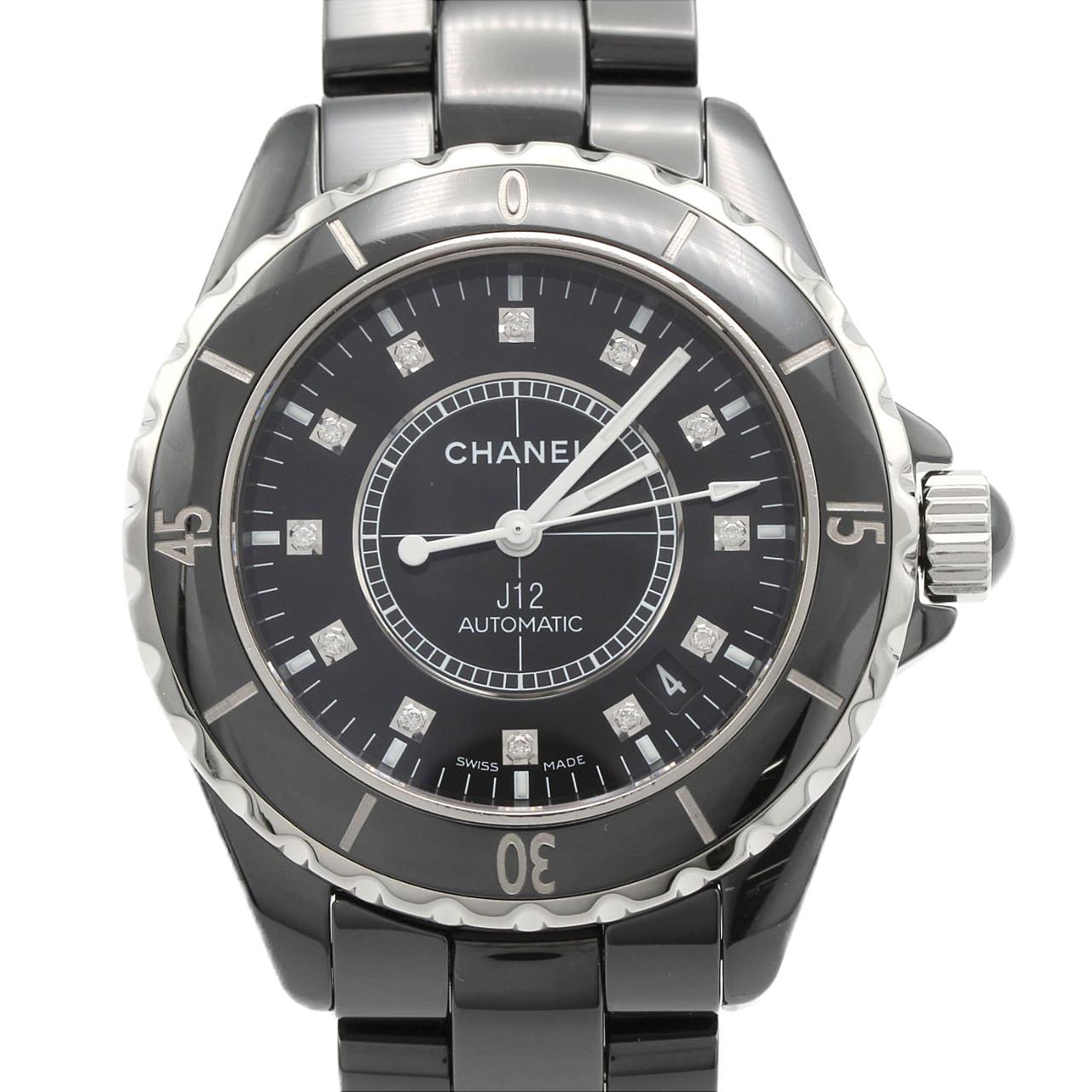 【ノーメンテナンス還元価格】シャネル J12 38mmセラミック･12P H1626 セラミック 自動巻