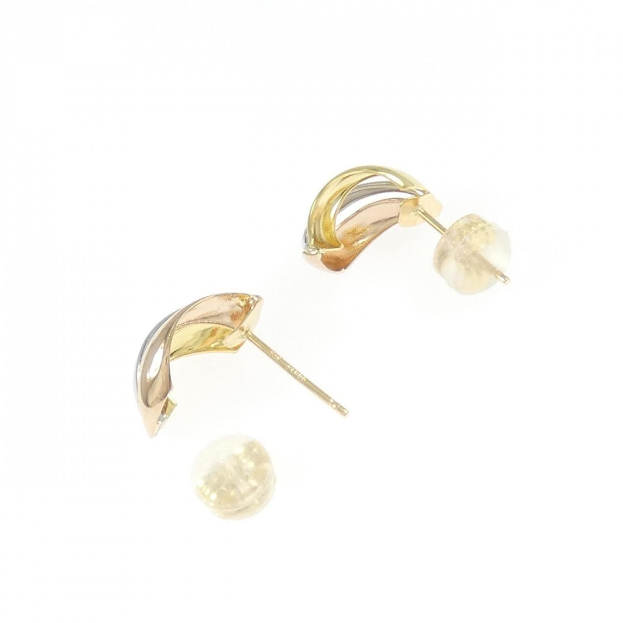 【新品】K18YG/PT900/K18PG ピアス