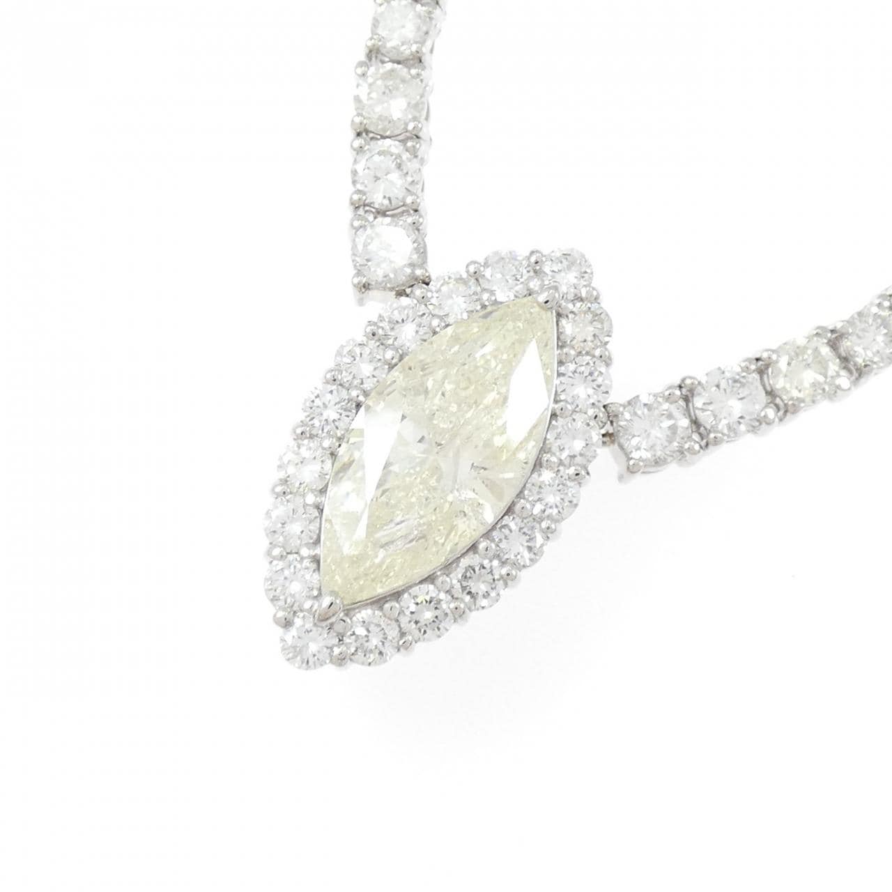 PT900/PT850 ダイヤモンド ネックレス 4.424CT