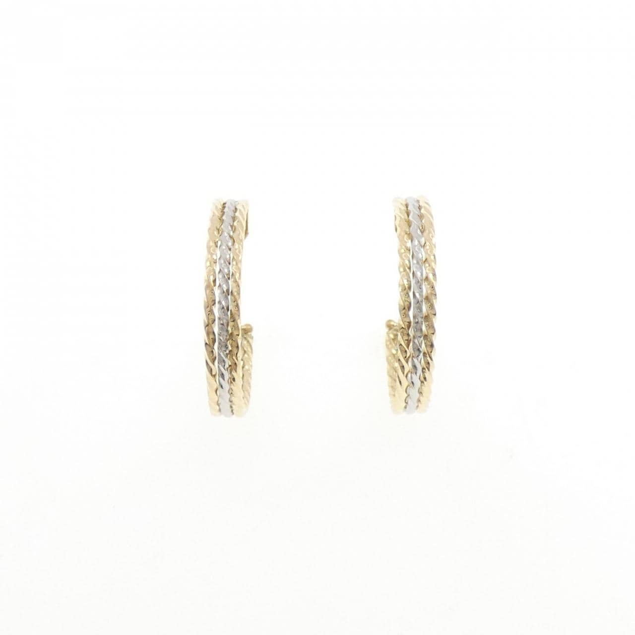 K18YG/PT900 ピアス