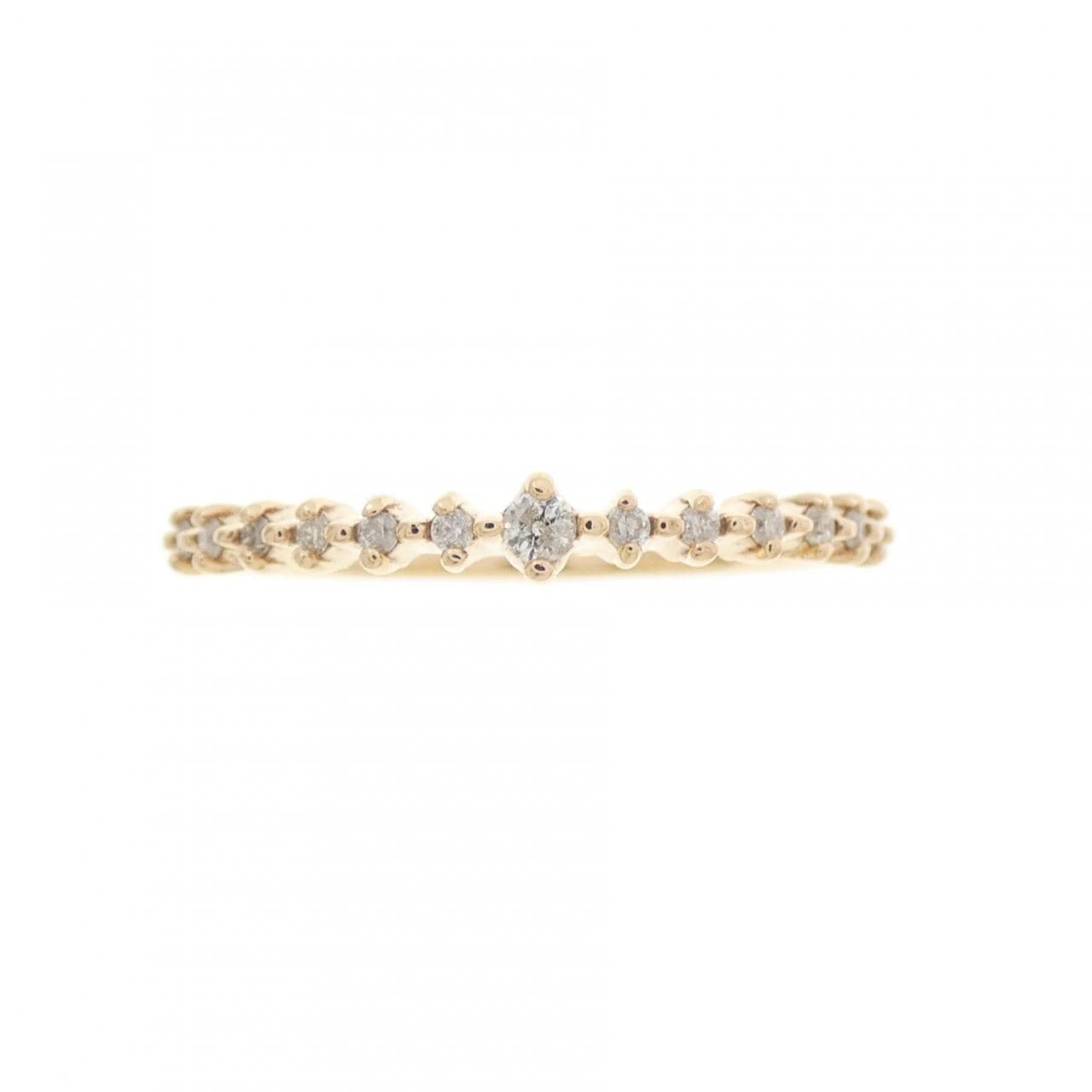 アガット ダイヤモンド リング 0.02CT