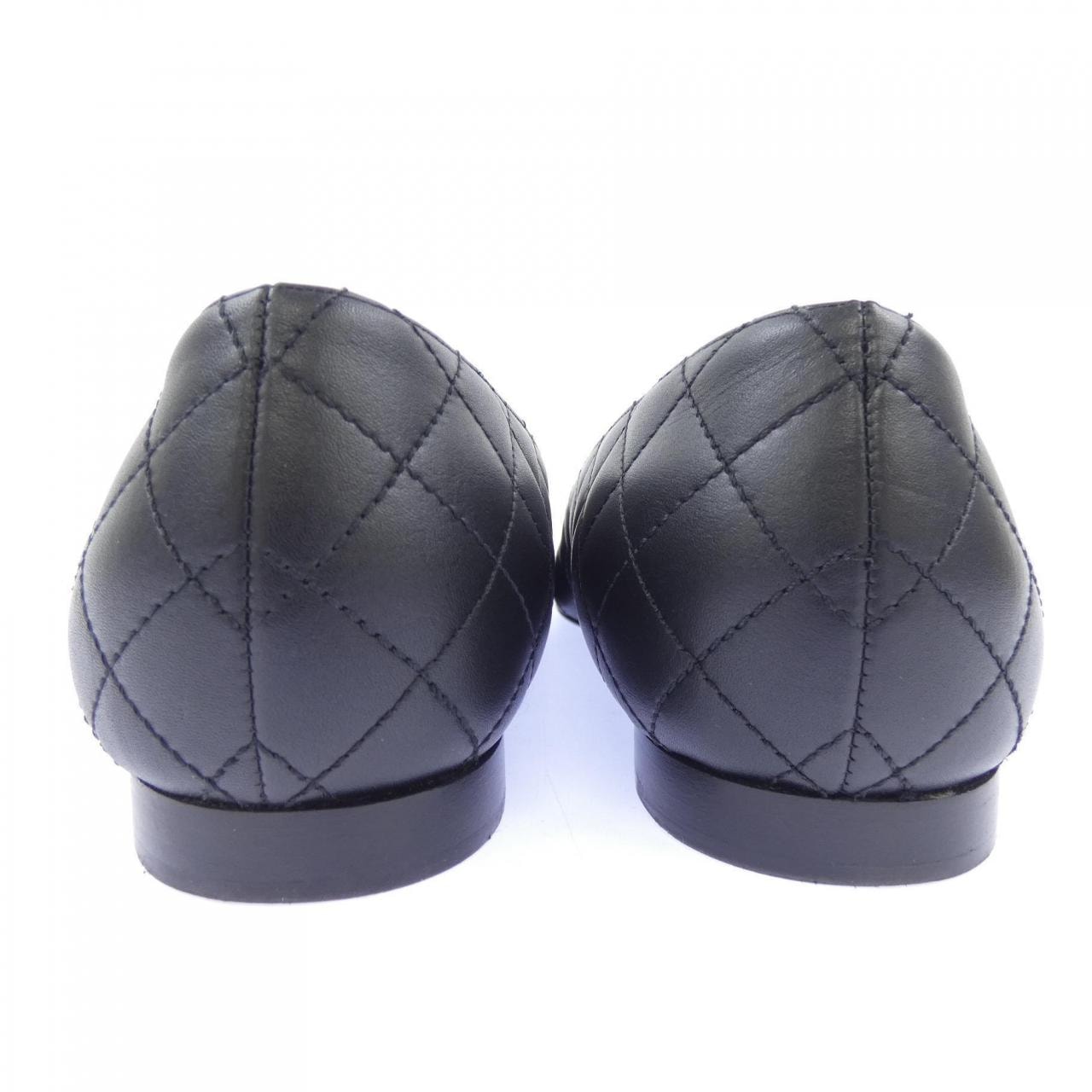 シャネル CHANEL バレリーナ ターンロック G45879B17834 フラットシューズ