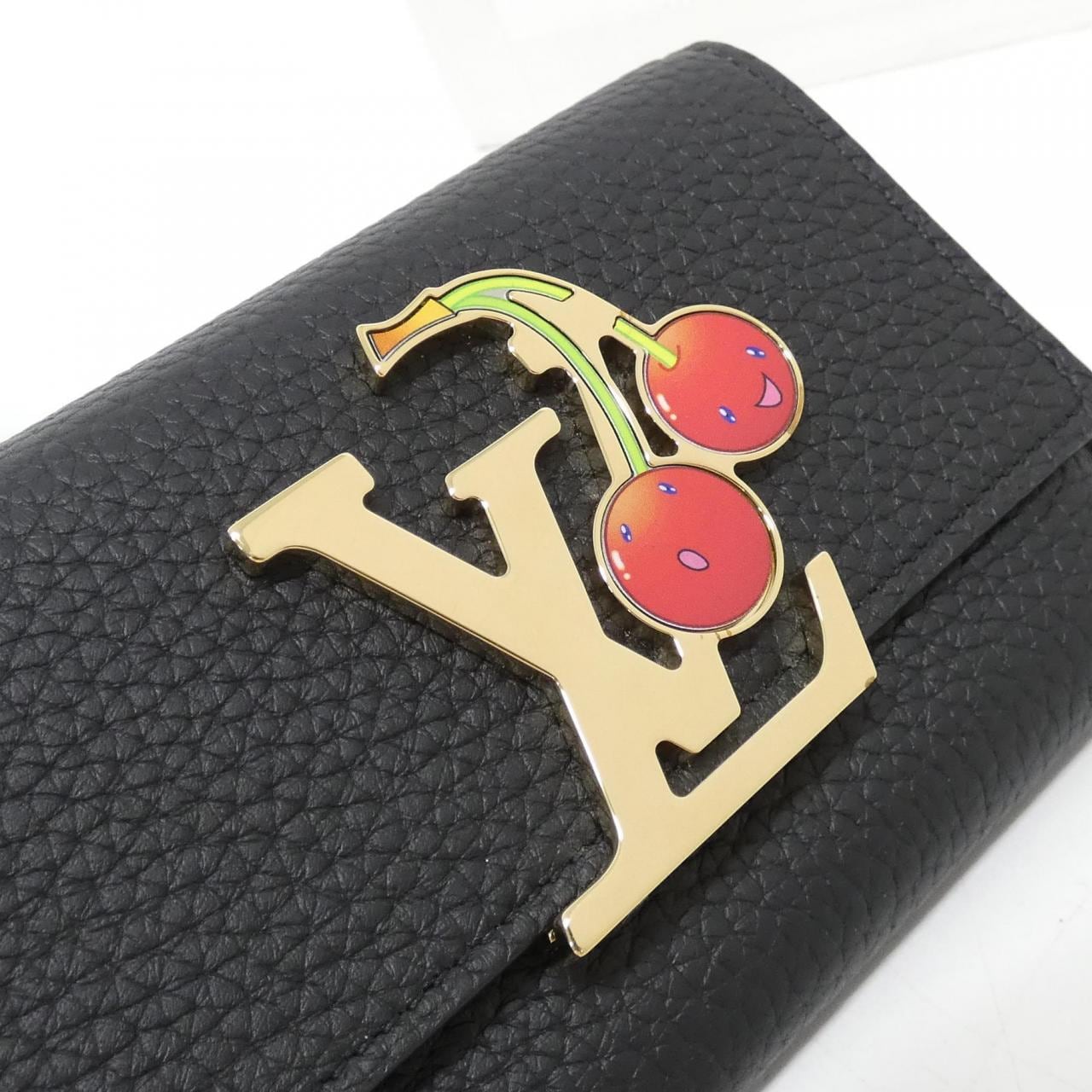 ルイヴィトン (LV x TM) ポルトフォイユ カプシーヌ コンパクト M22889 財布