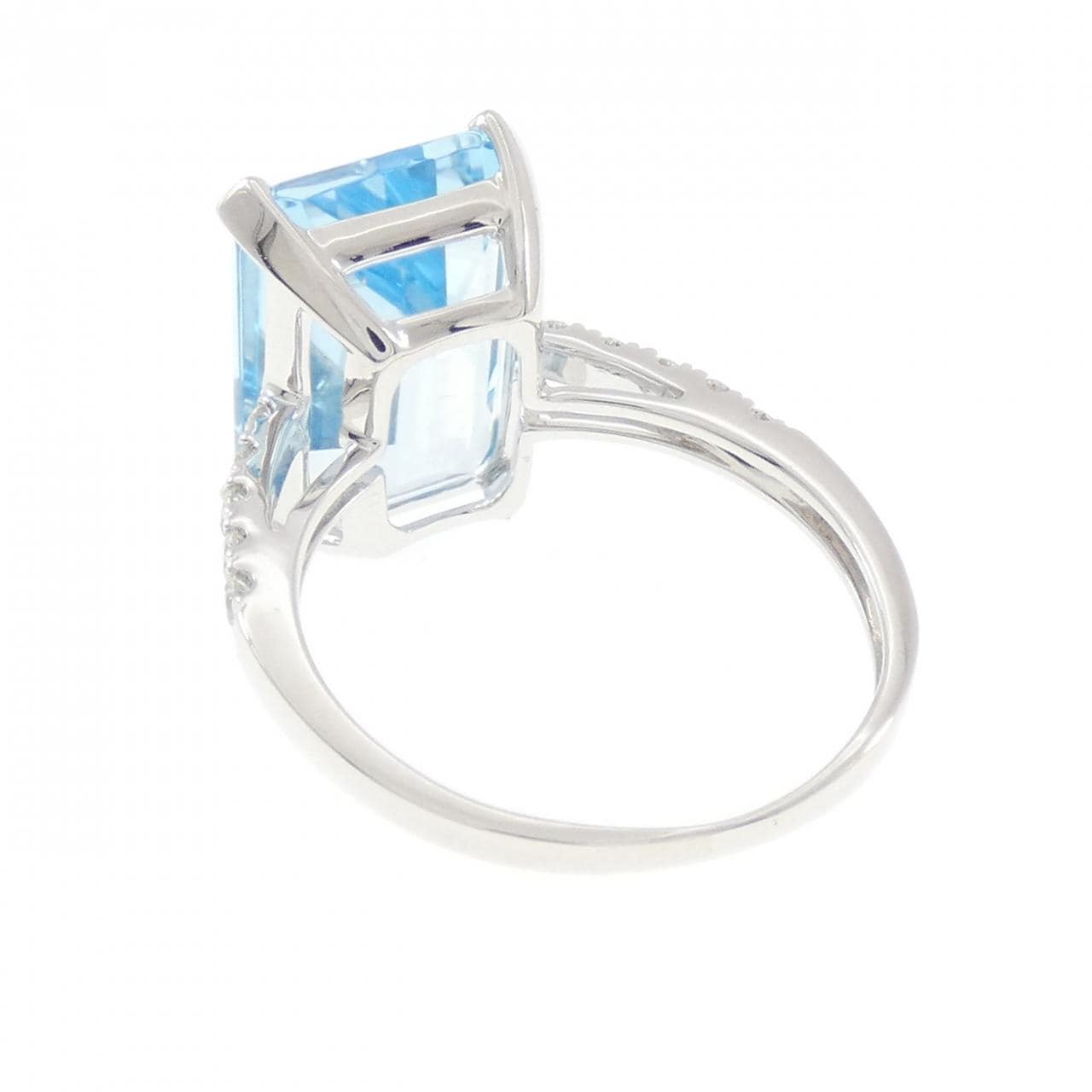 750WG ブルートパーズ リング 9.50CT