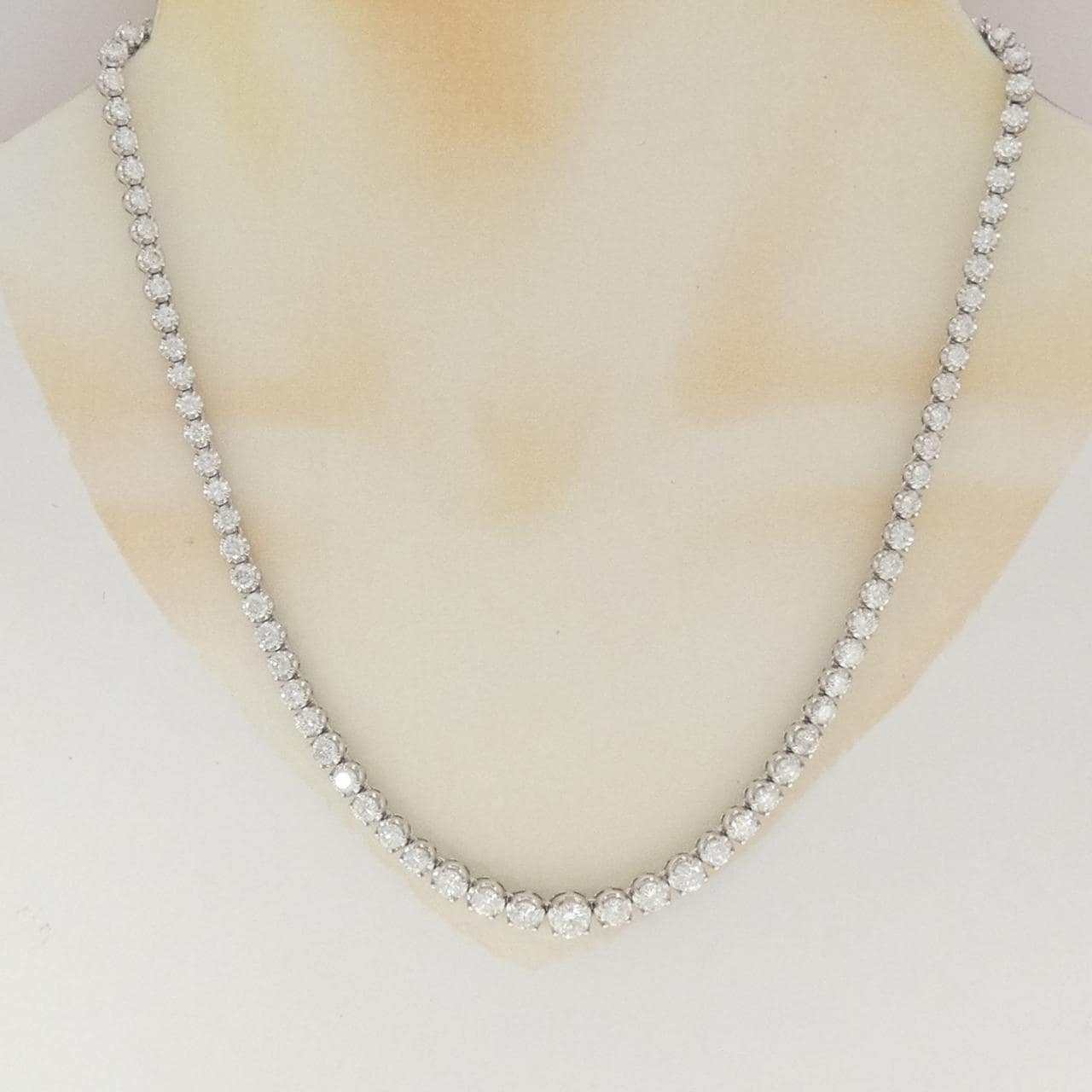 PT900 ダイヤモンド ネックレス 10.00CT