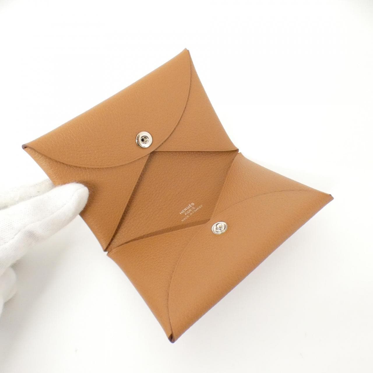 【未使用品】エルメス カルヴィ 064954CK カードケース