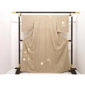 【未使用品】訪問着　友禅金彩加工