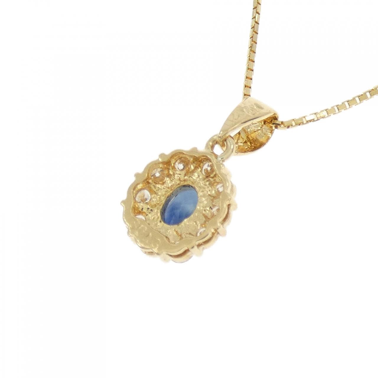 K18YG サファイヤ ネックレス 0.43CT