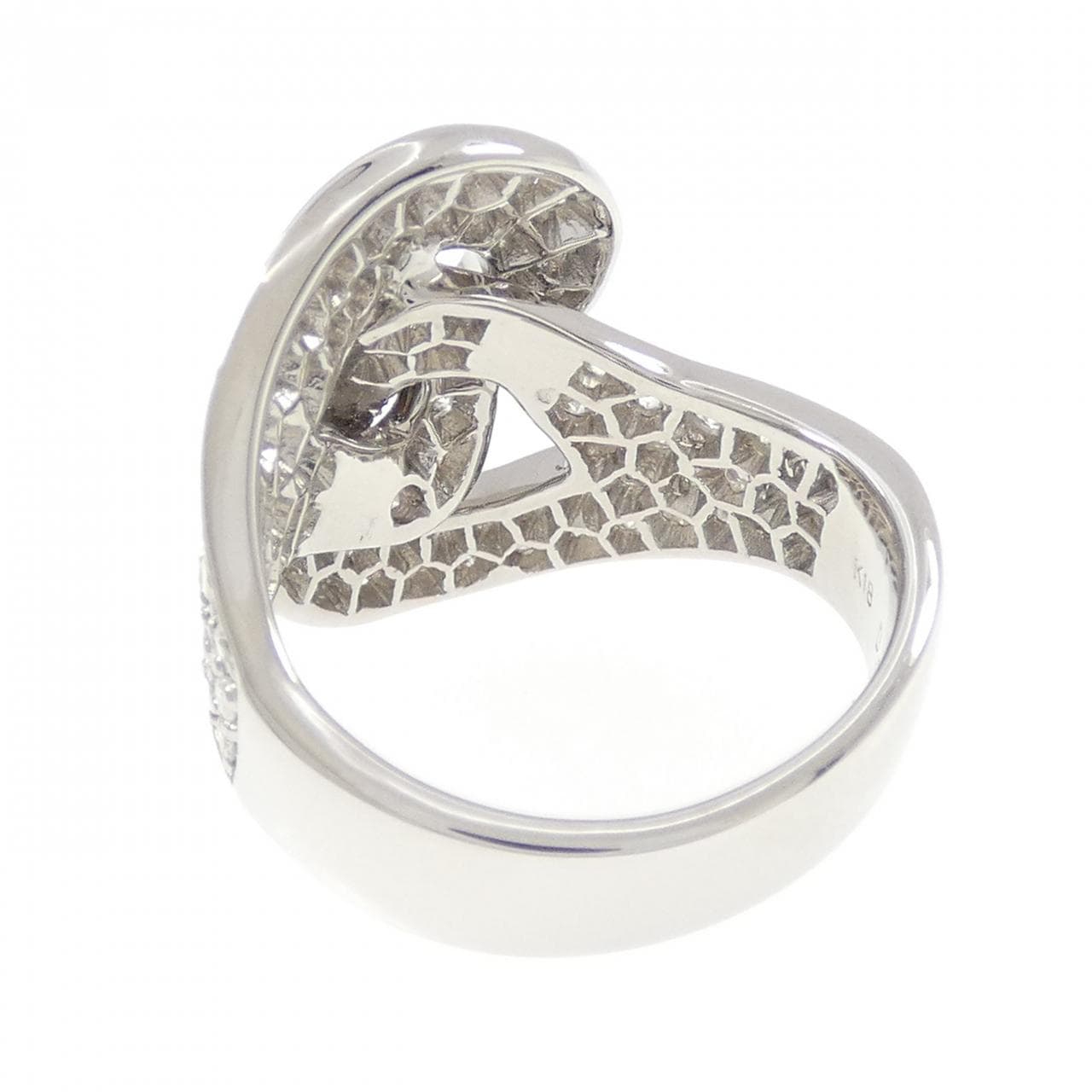 K18WG ダイヤモンド リング 1.60CT