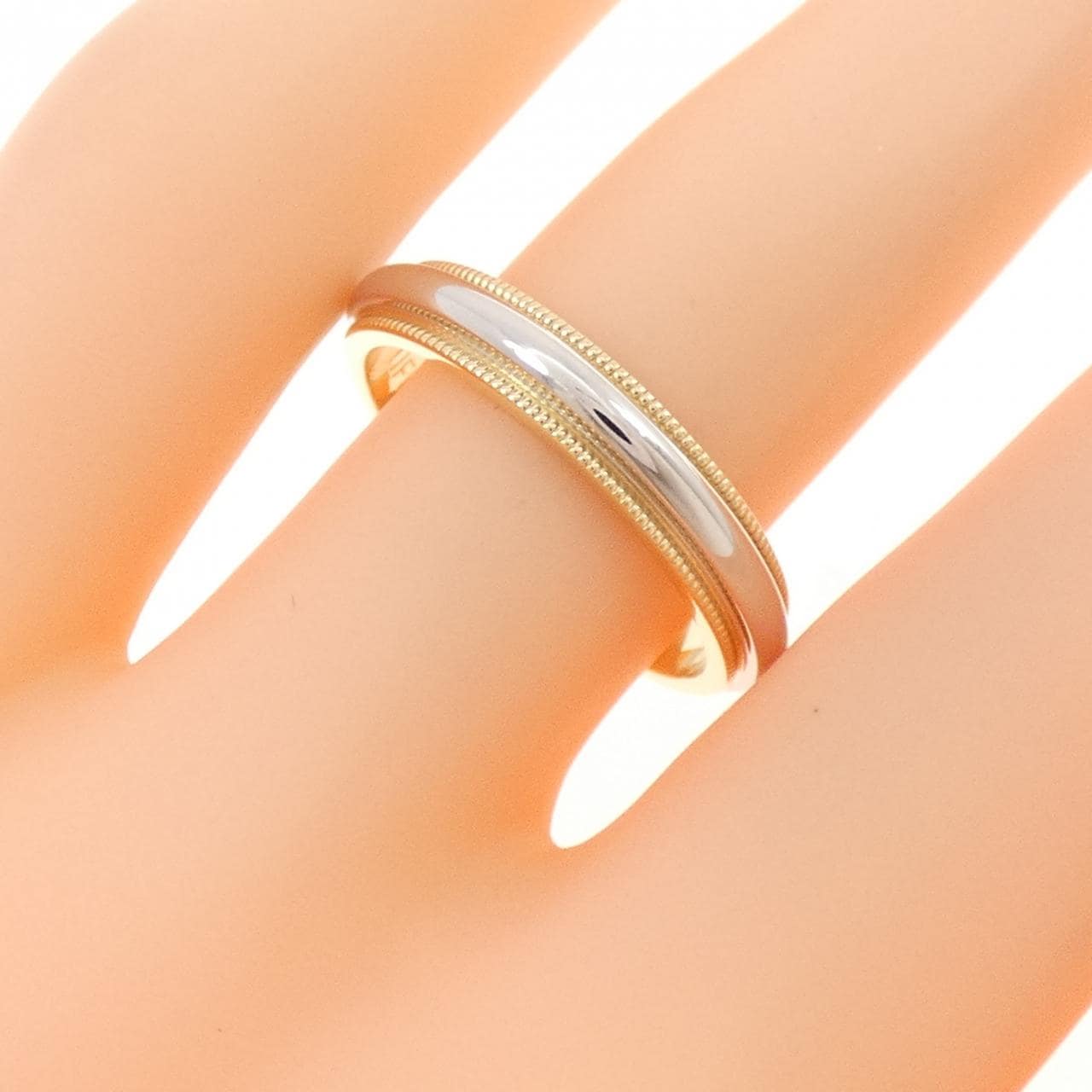 ティファニー ミルグレイン リング