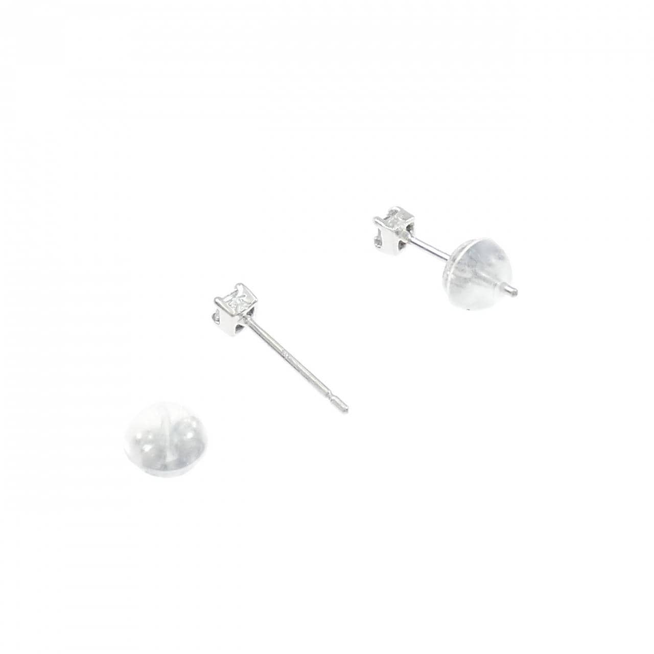 PT/PT900 ダイヤモンド ピアス 0.12CT
